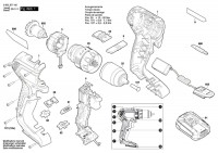 Bosch 3 603 JD7 100 Universalimpact 18V-60 Cordless Impact Drill 18 V / Eu Spare Parts